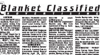 Blanket Classified 